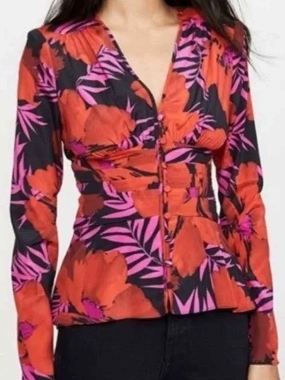 NWT Veronica Beard Pevero top size 4
